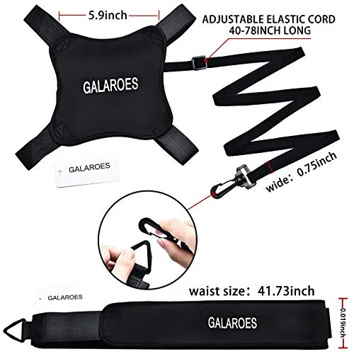 GALAROES Volleyball Training Equipment Aid for Beginners Pro ( Black )