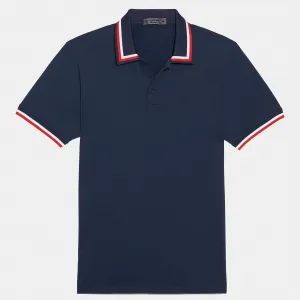 G/Fore Tux Rib Collar Tech Jersey Slim Fit Polo