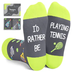 Gifts For Girls - Playing Tennis Sport Gifts For 7-9 Years Kids Boys Girls Socks