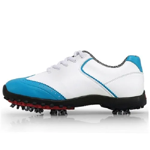 Golf Shoes Womens White Fashion Sports Shoes Waterproof Non-slip Training Shoes Ladies Active Nail Soles Breathable Sneakers