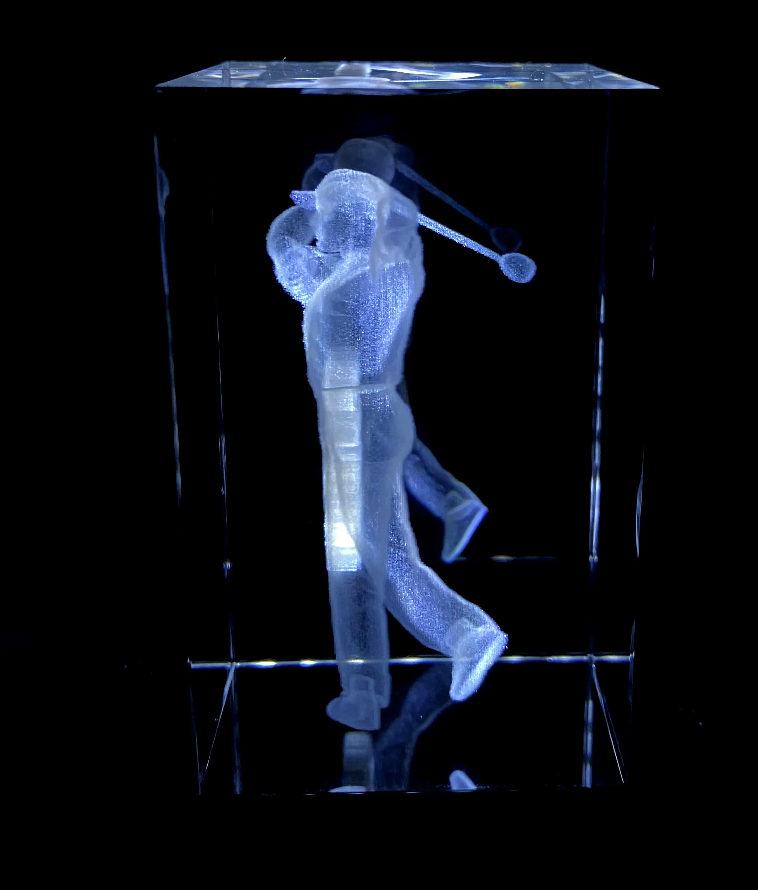 Golfer- Bad Day at Golf better than good day at work CRYSTAL- Item# H1010