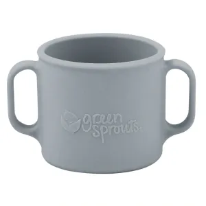 Green Sprouts Learning Cup Made From Silicone - Gray (12M )