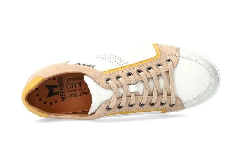 'Harrison' men's sneaker - White beige