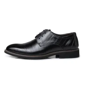 Herren Lederschuhe: Business Casual Schnürsenkel Fashion für Frühling/Sommer