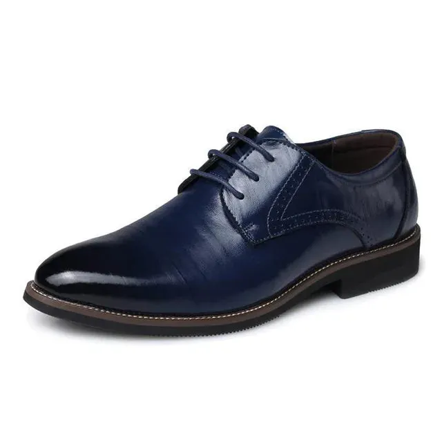 Herren Lederschuhe: Business Casual Schnürsenkel Fashion für Frühling/Sommer