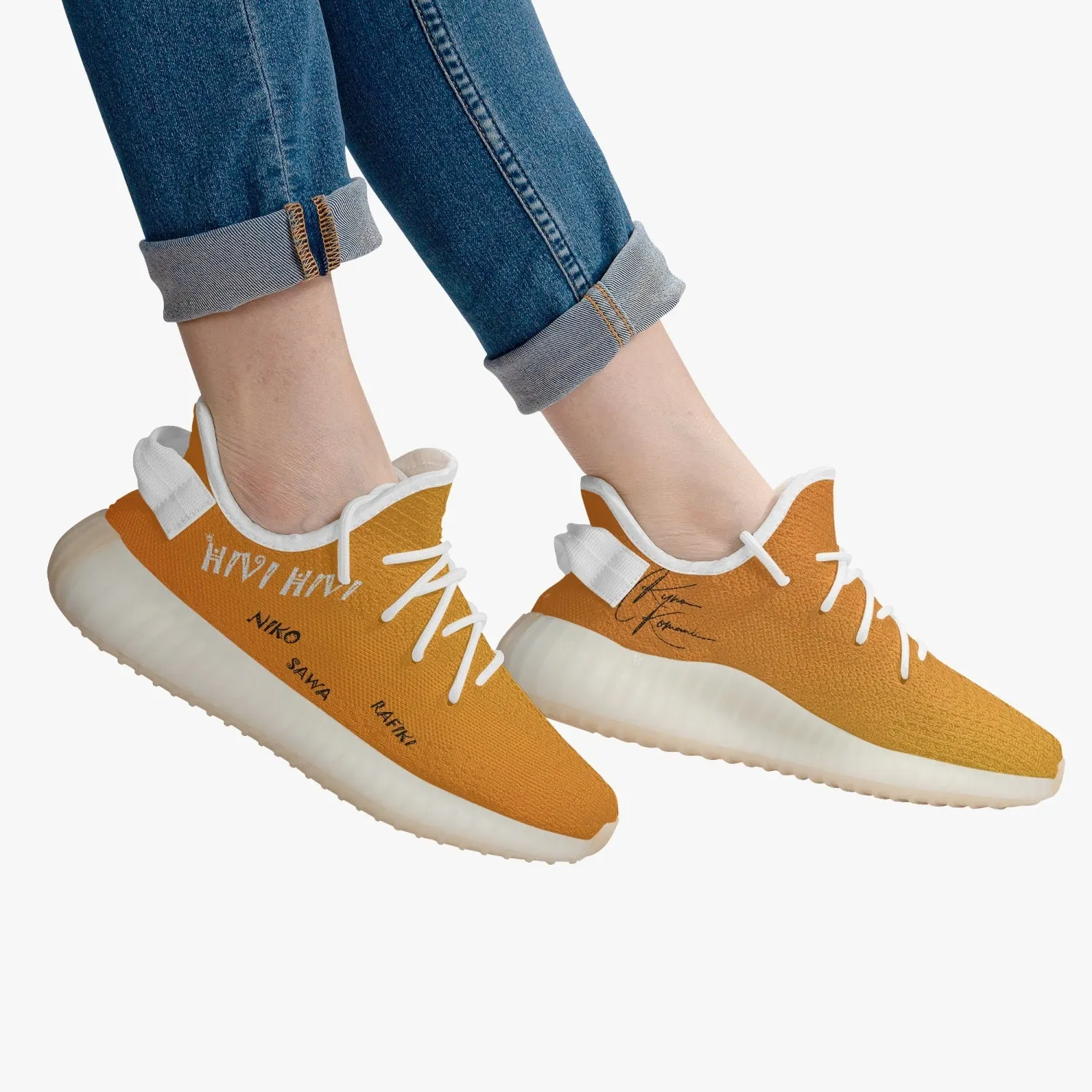 Hivi Hivi Mesh Knits - Orange