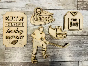 Hockey Tiered Tray DIY Kit