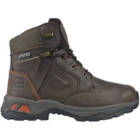 Hoss Men's Blizzard Waterproof Slip Resistant  400G Insulated Work Boot - Brown 60150