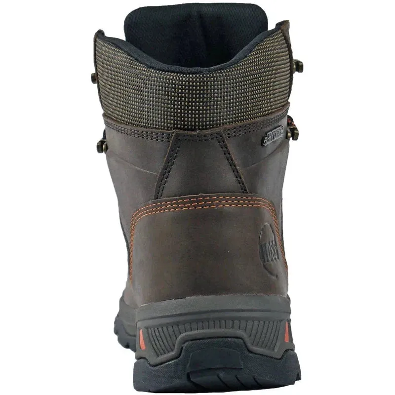 Hoss Men's Blizzard Waterproof Slip Resistant  400G Insulated Work Boot - Brown 60150