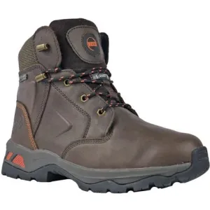 Hoss Men's Blizzard Waterproof Slip Resistant  400G Insulated Work Boot - Brown 60150
