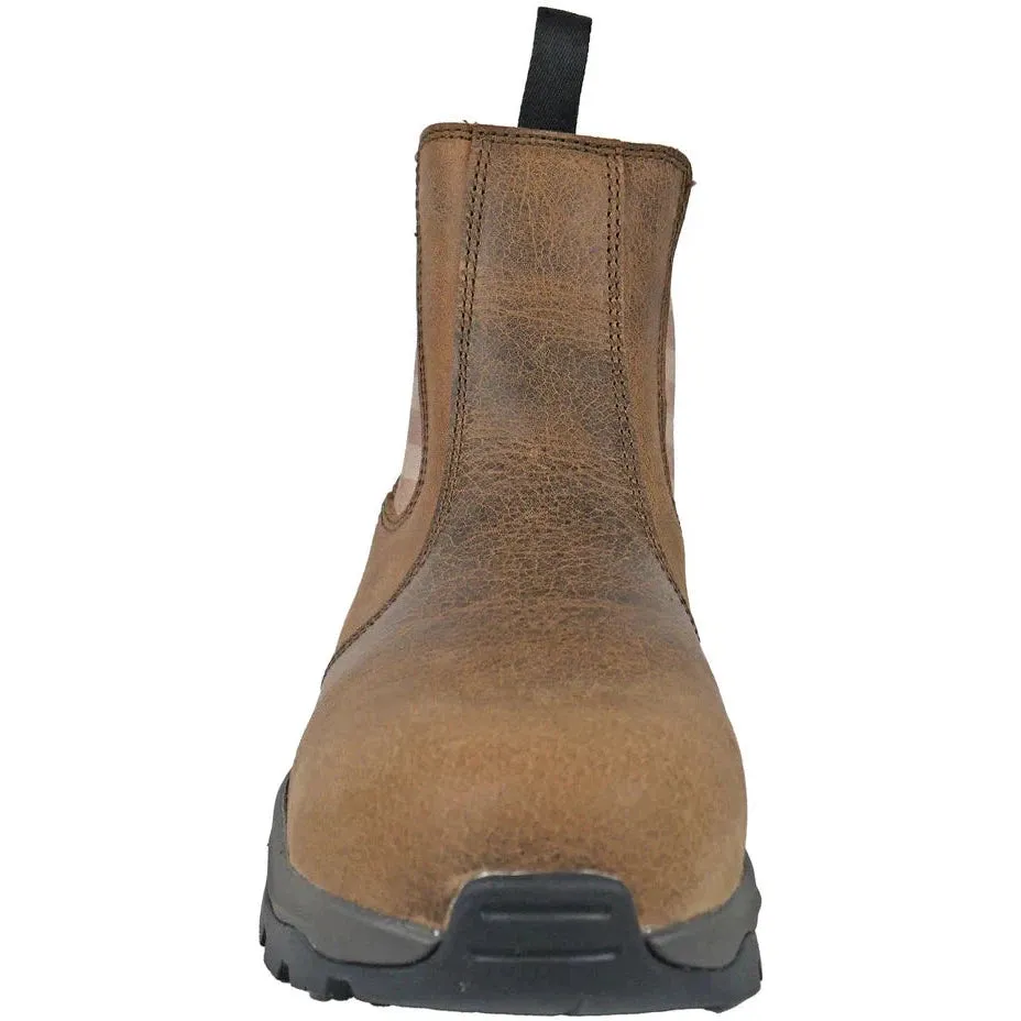 Hoss Men's Old Glory Composite Toe Slip Resistant Shoe - Brown 50411