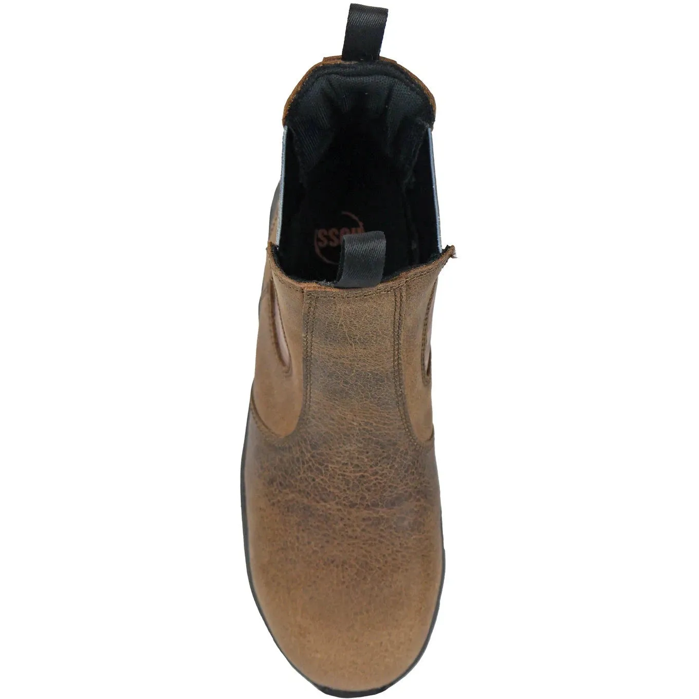 Hoss Men's Old Glory Composite Toe Slip Resistant Shoe - Brown 50411