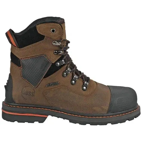 Hoss Men's Range 6" Composite Toe Waterproof Puncture Resistant Duty Boot - Brown 61110