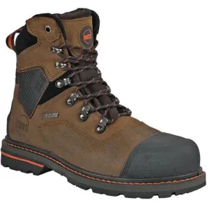 Hoss Men's Range 6" Composite Toe Waterproof Puncture Resistant Duty Boot - Brown 61110