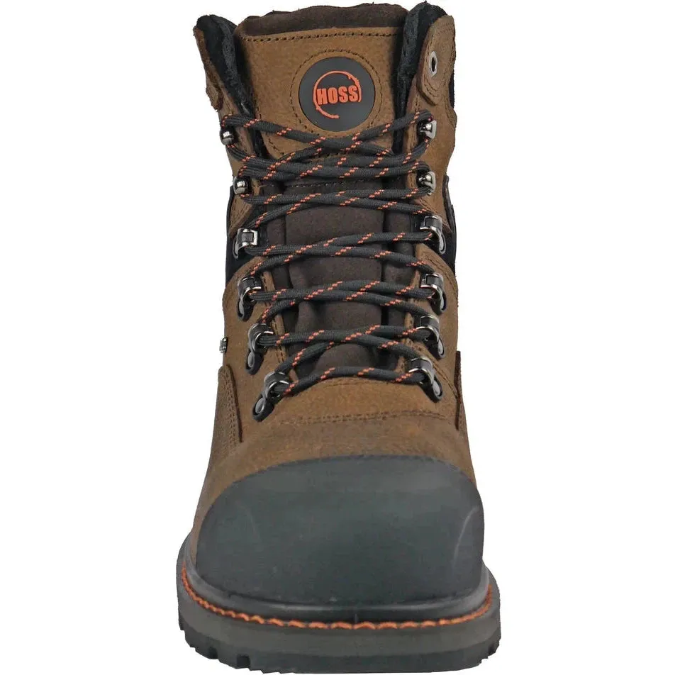 Hoss Men's Range 6" Composite Toe Waterproof Puncture Resistant Duty Boot - Brown 61110