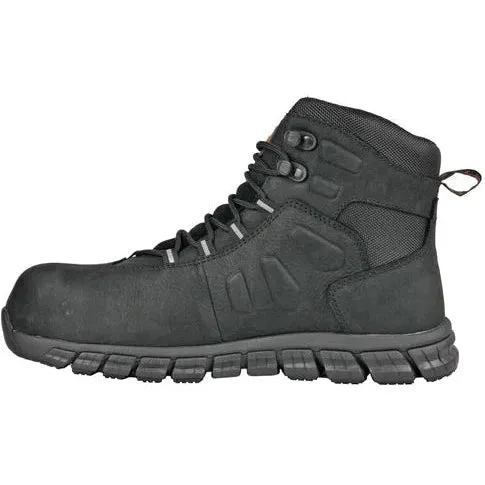 Hoss Men's Tikaboo UL Composite Toe Waterproof Slip Resist Work Boot - Black 60177