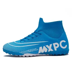 Hot Sale Turf Soccer Shoes Men High Ankle Training Soccer Boots