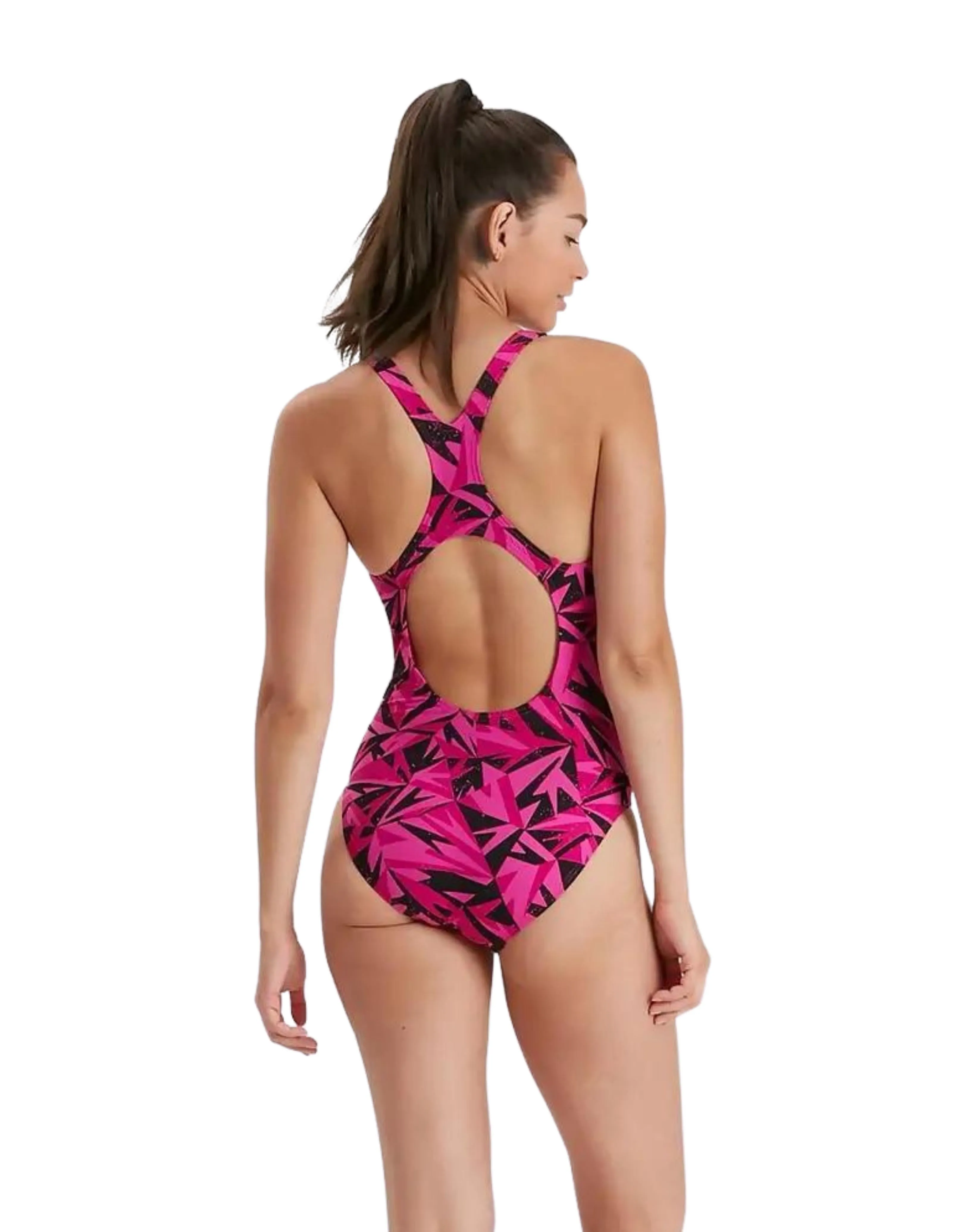 Hyperboom Allover Medalist Swimsuit - Pink