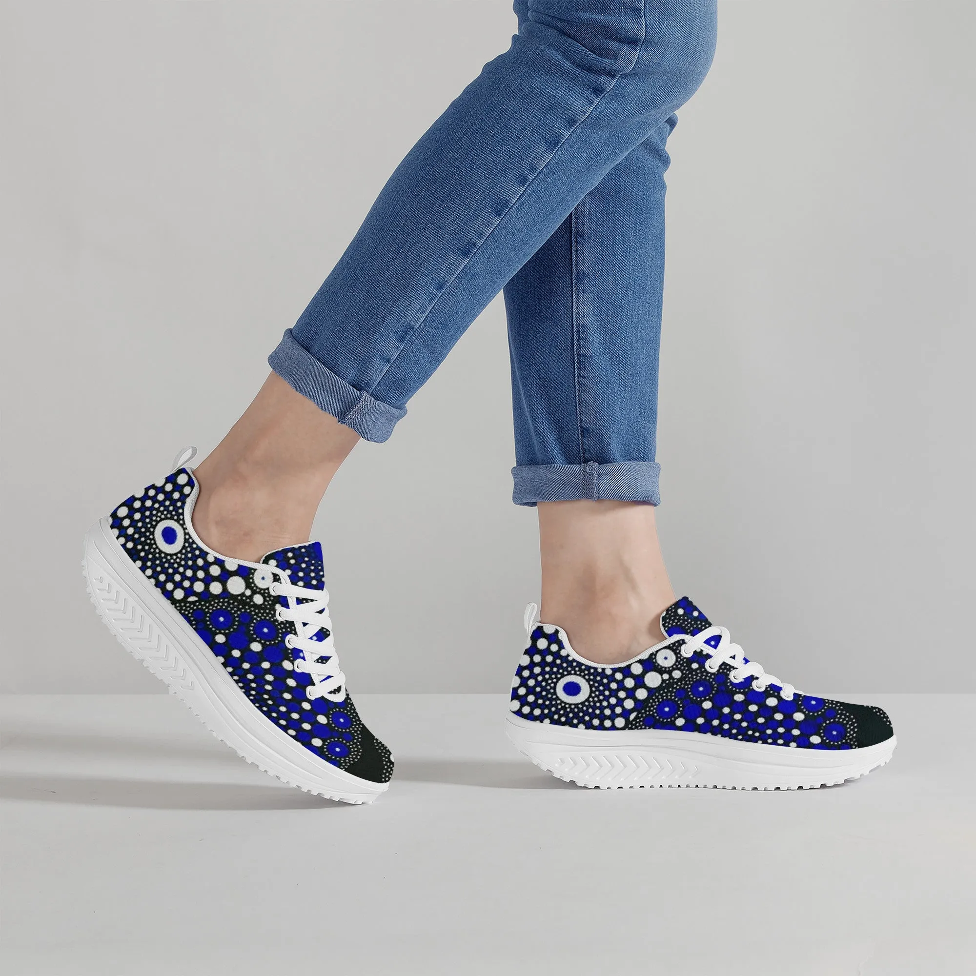 Ife  African Print Women's Mesh Sneaker Shoe