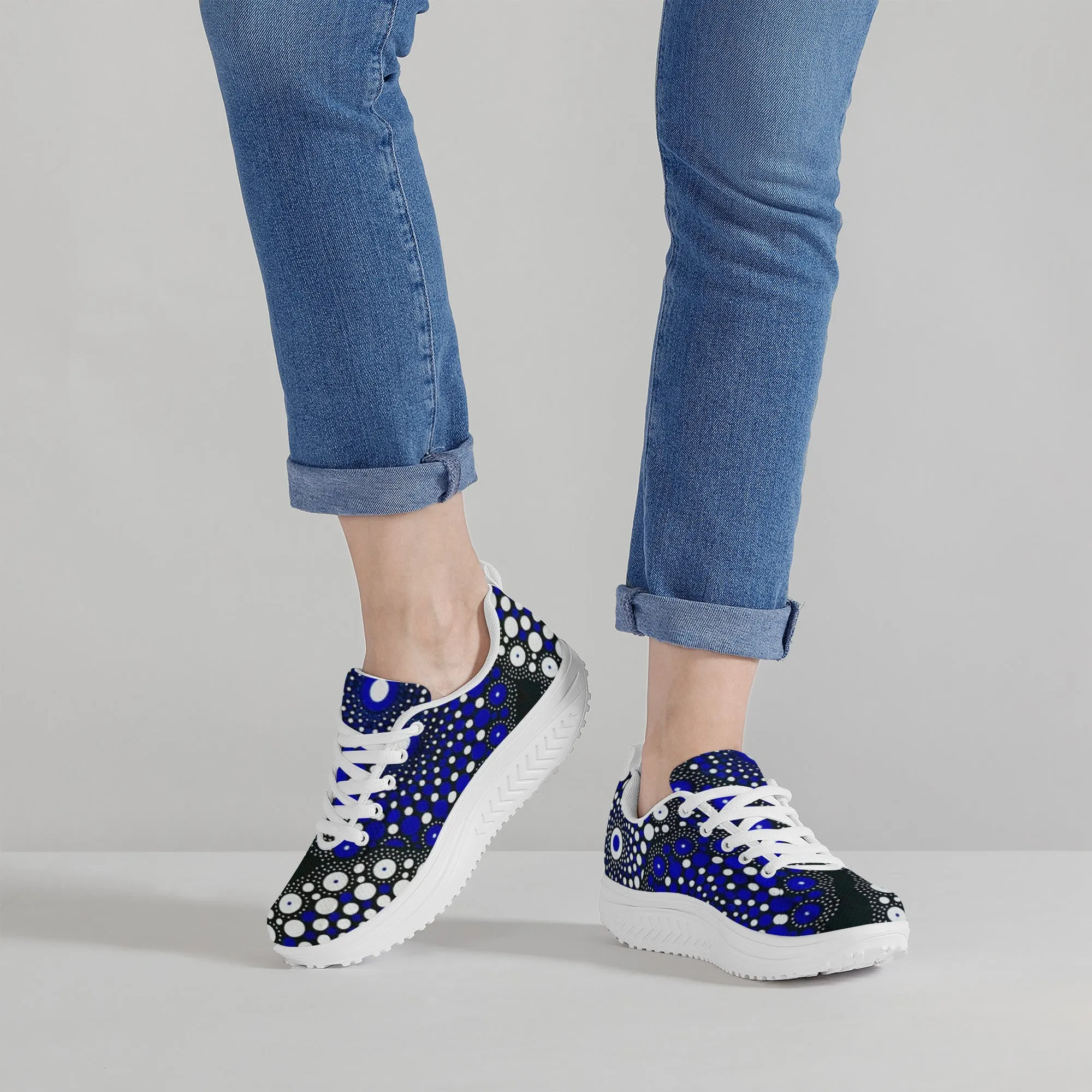 Ife  African Print Women's Mesh Sneaker Shoe