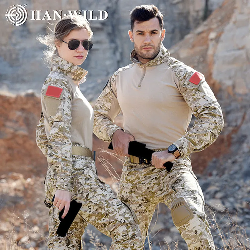 INSTOCK-Long sleeve tactical training suit