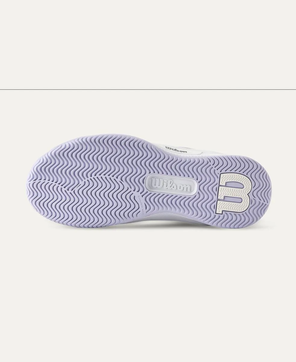 Intrigue Pro Women's Tennis Shoe - White, Lavender Blue, Silver