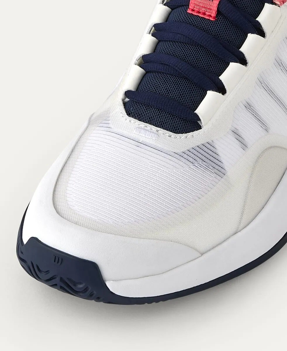 Intrigue Tour Women's Tennis Shoe - White, Navy Blazer, Dubarry