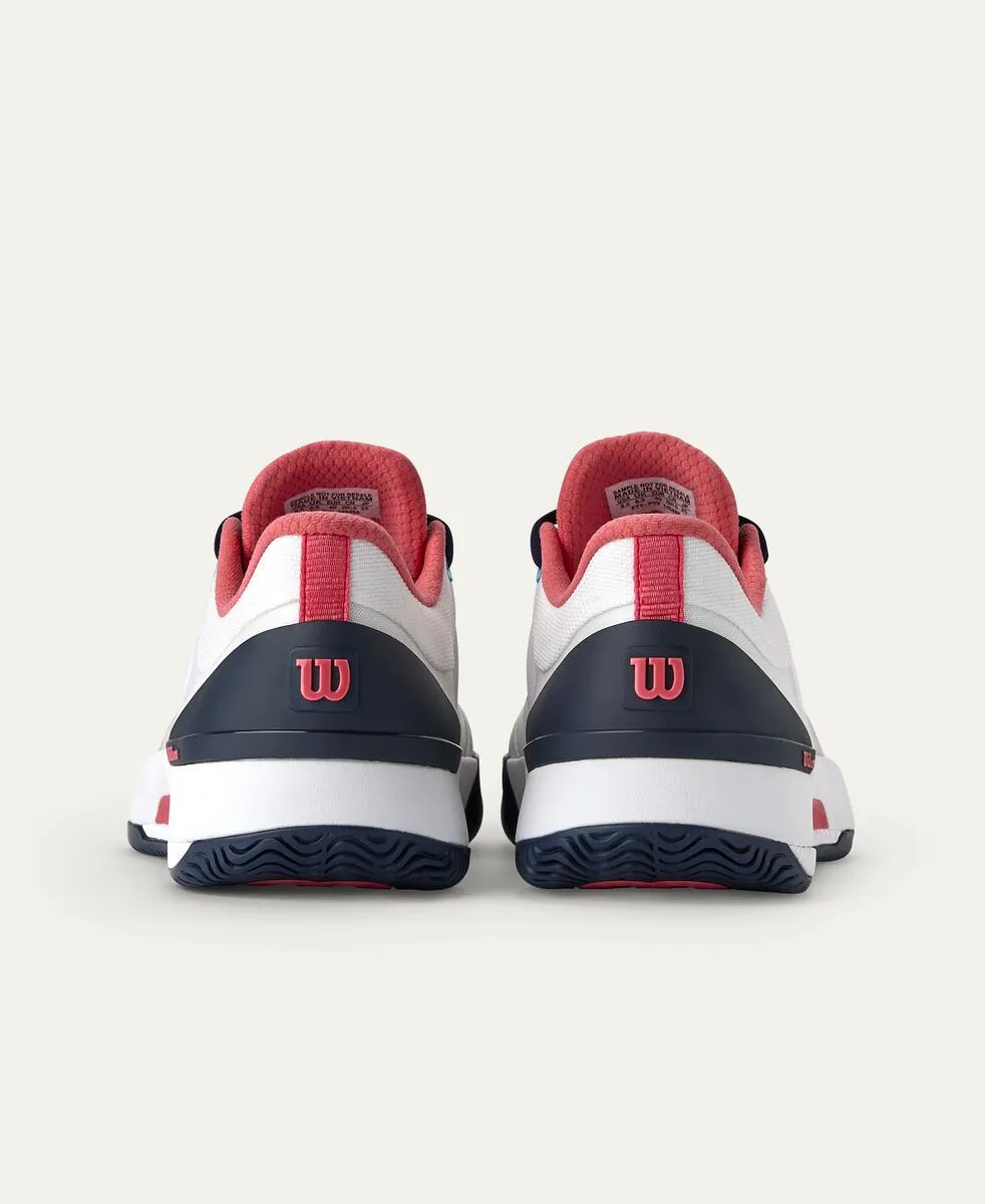 Intrigue Tour Women's Tennis Shoe - White, Navy Blazer, Dubarry