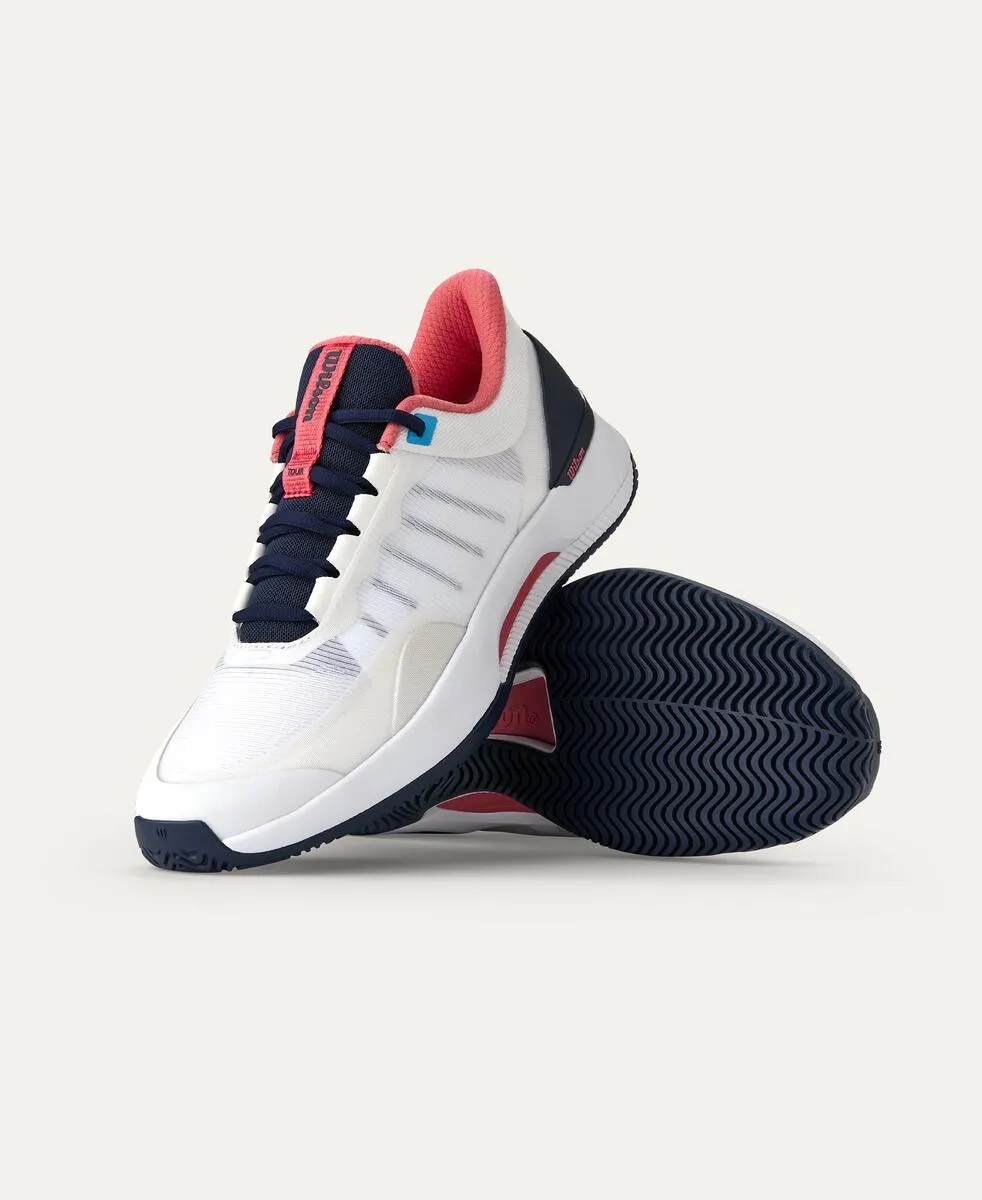 Intrigue Tour Women's Tennis Shoe - White, Navy Blazer, Dubarry