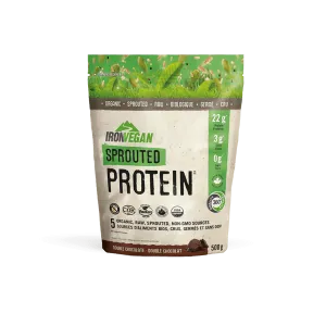 Iron Vegan Sprouted Protein - Natural Chocolate 500 Grams