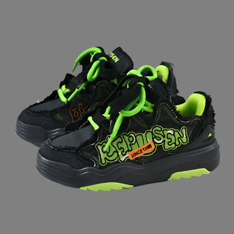Jude-Vulcanized Breathable Lace-Up Outdoor Casual Sneakers