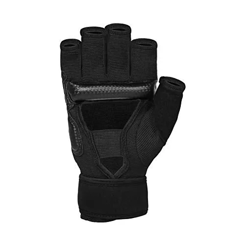 KAIWENDE Kickboxing Gloves(XS,S,M,L,XL,XXL)-Also Fit for Training Men,Women,Kids of MMA,Muay Thai , Martial Arts Taekwondo Sparring Boxing Gloves (Black, L)