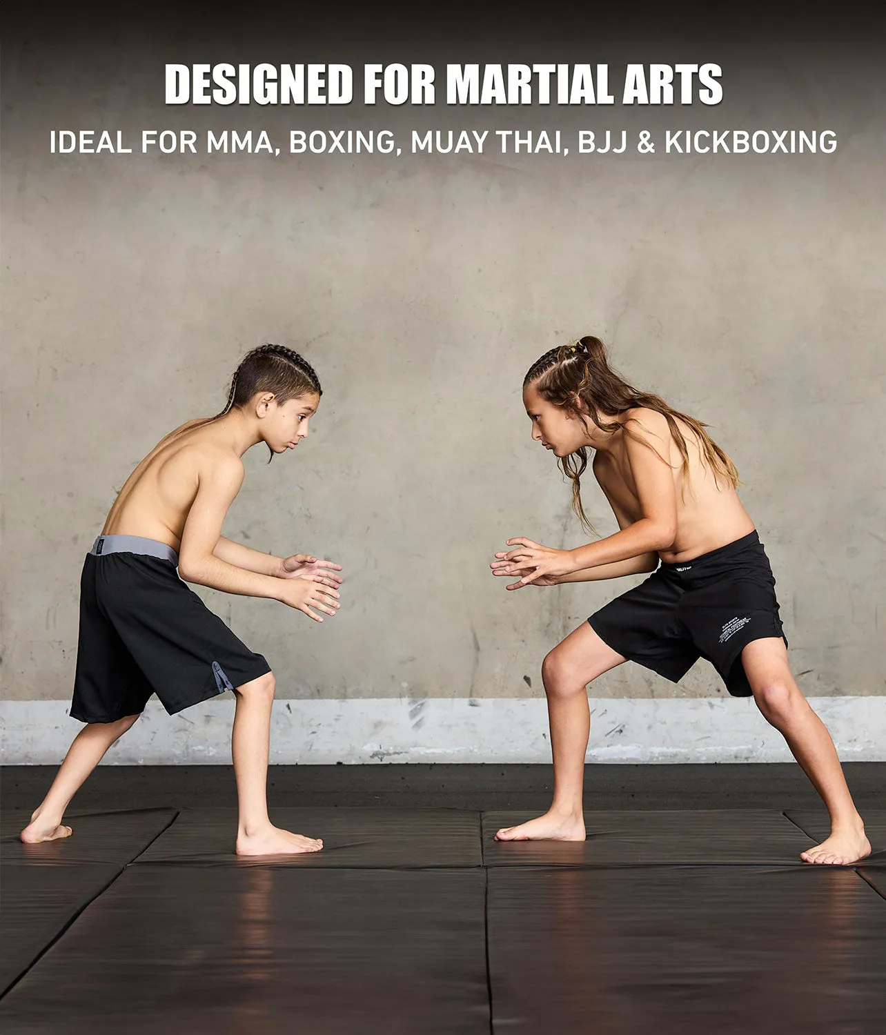 Kids' Black Jack Black Training Shorts