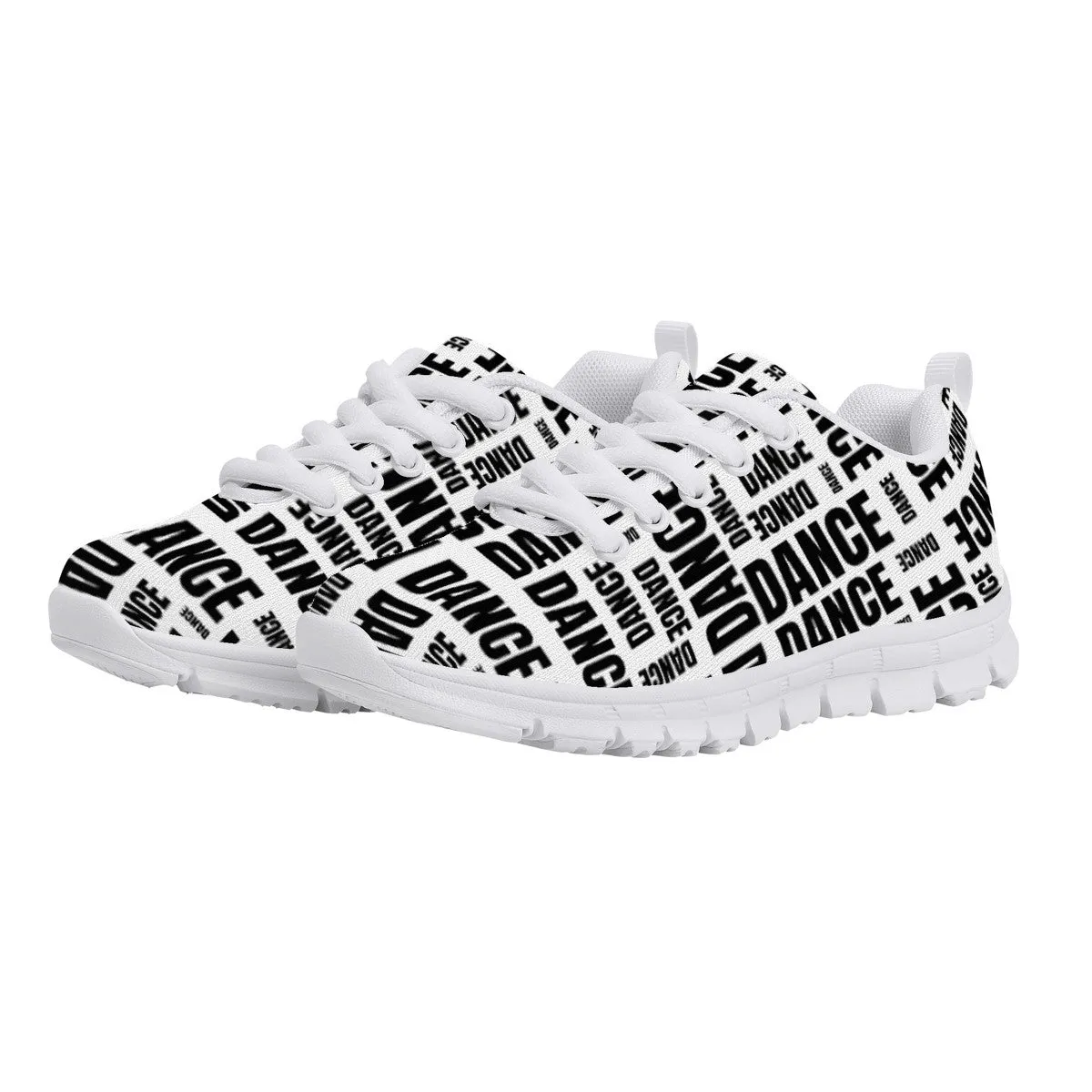 Kids Dance Sneakers - Dance Print