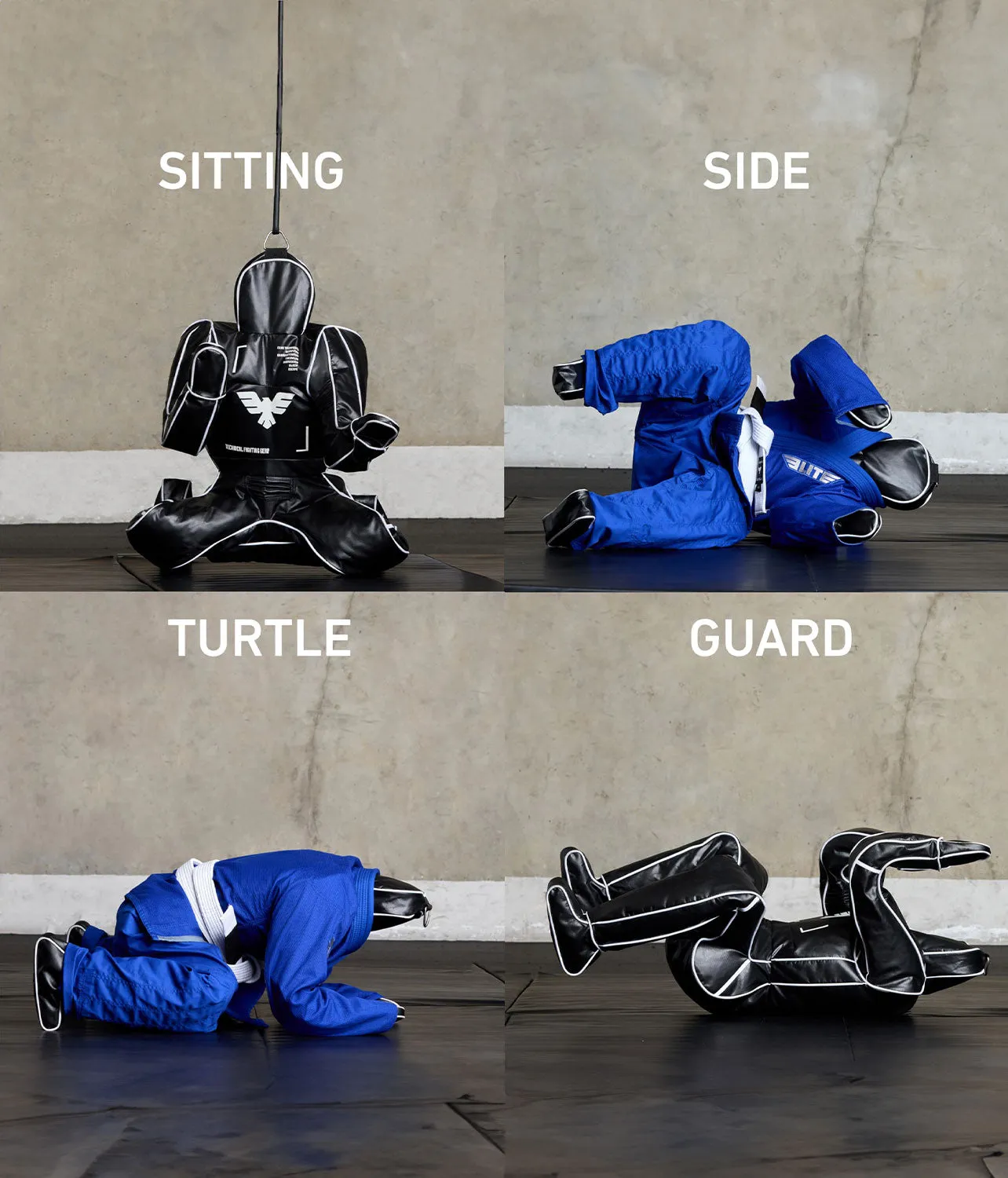 Kids Essential BJJ Grappling Dummy - 120cm Unfilled