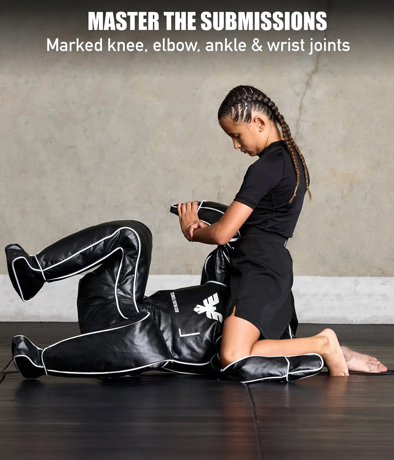 Kids Essential BJJ Grappling Dummy - 120cm Unfilled
