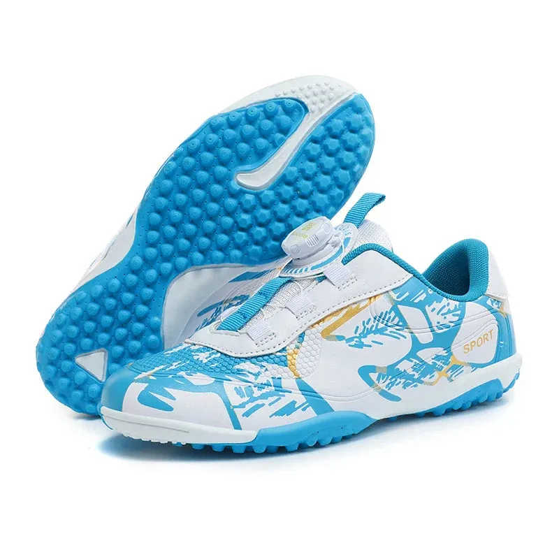 Kids Soccer Shoes FG/TF Football Boots Professional Cleats Grass Training Sport Footwear Boys Outdoor