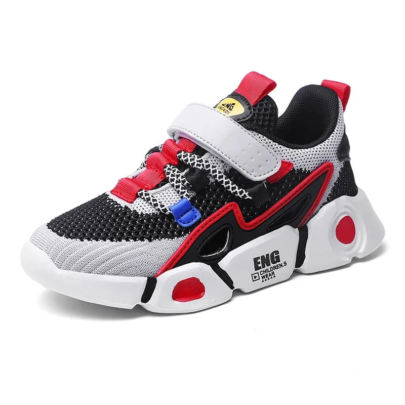 Kids Tennis Shoes Mesh Toddlers Sports Shoe Non-Slip Sole Flats