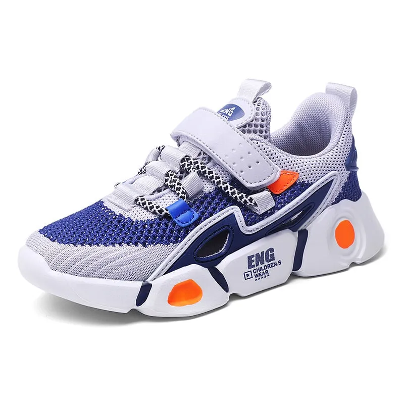 Kids Tennis Shoes Mesh Toddlers Sports Shoe Non-Slip Sole Flats