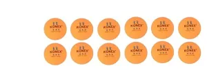 KONEX Plastic Tennis Ball, Size Large (Orange)