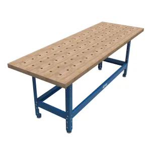 Kreg Universal Bench with Hardwood Top   Dog Holes 24" x 68"