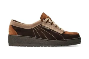 'Lady' women's lace-up sneaker - brown