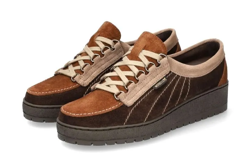 'Lady' women's lace-up sneaker - brown