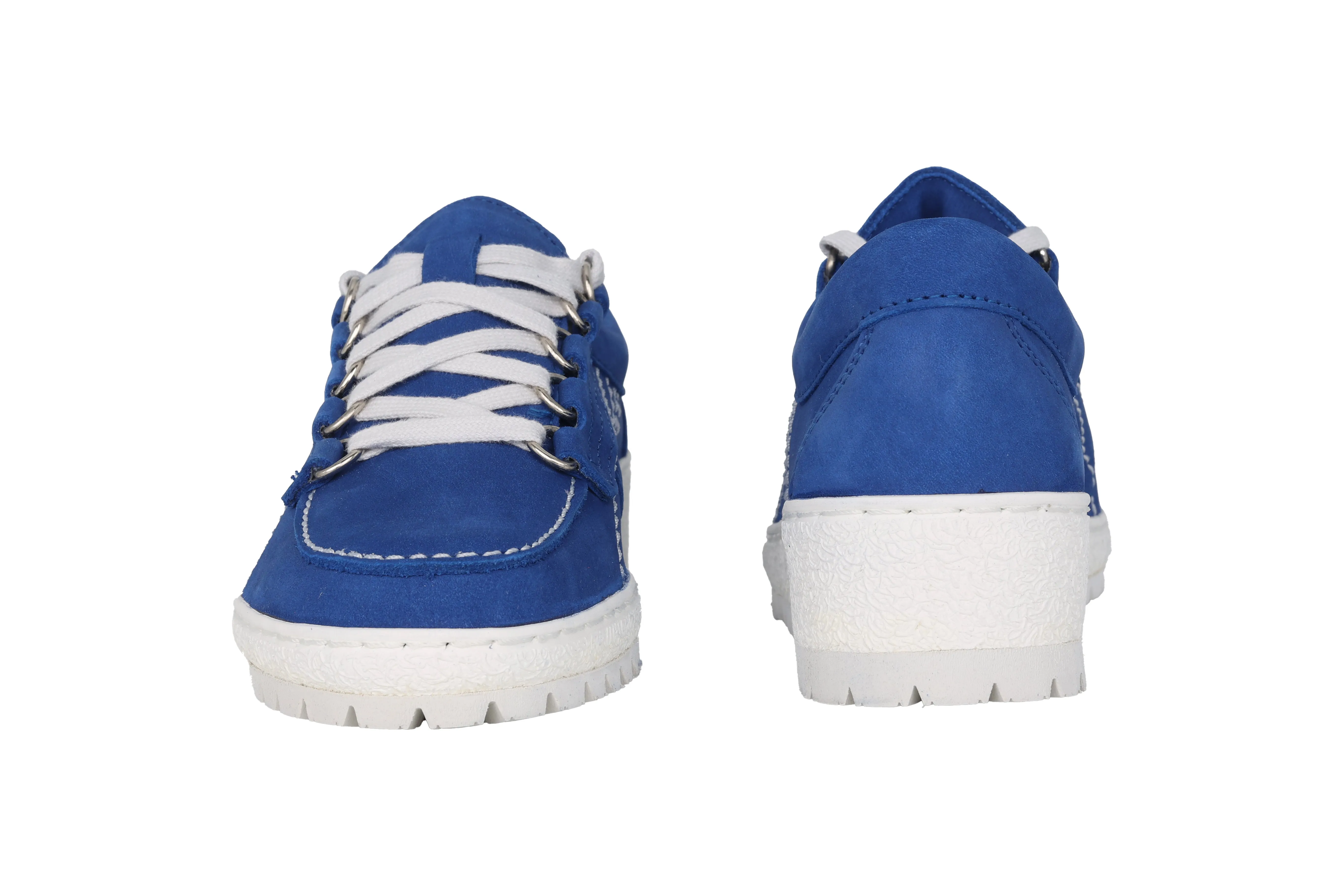 'Lady' women's mmephisto originals lace-up shoe - blue