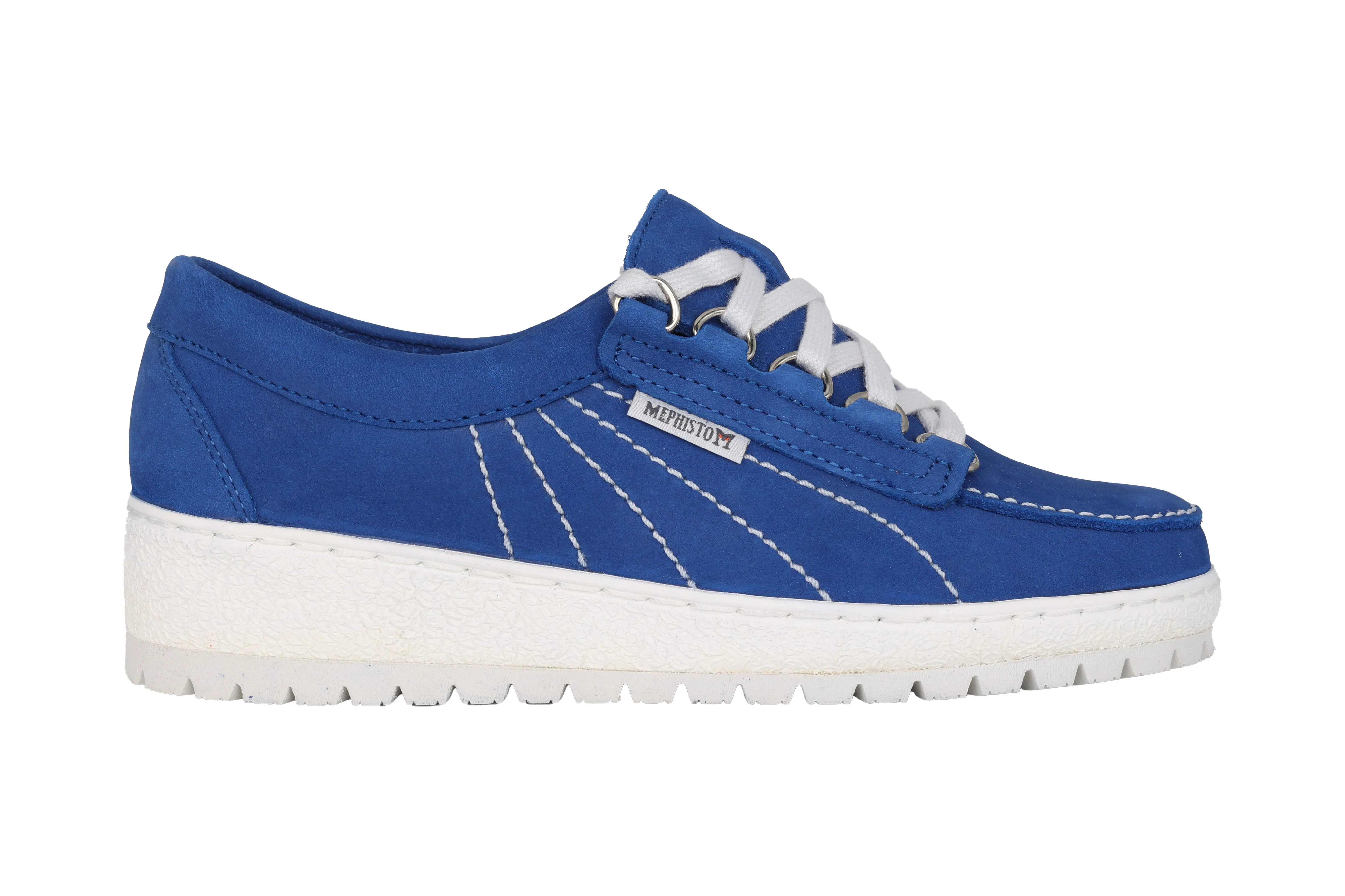 'Lady' women's mmephisto originals lace-up shoe - blue
