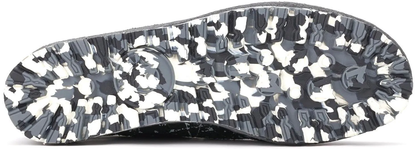 'LADY'women's mephisto originals lace-up shoe - black white mix
