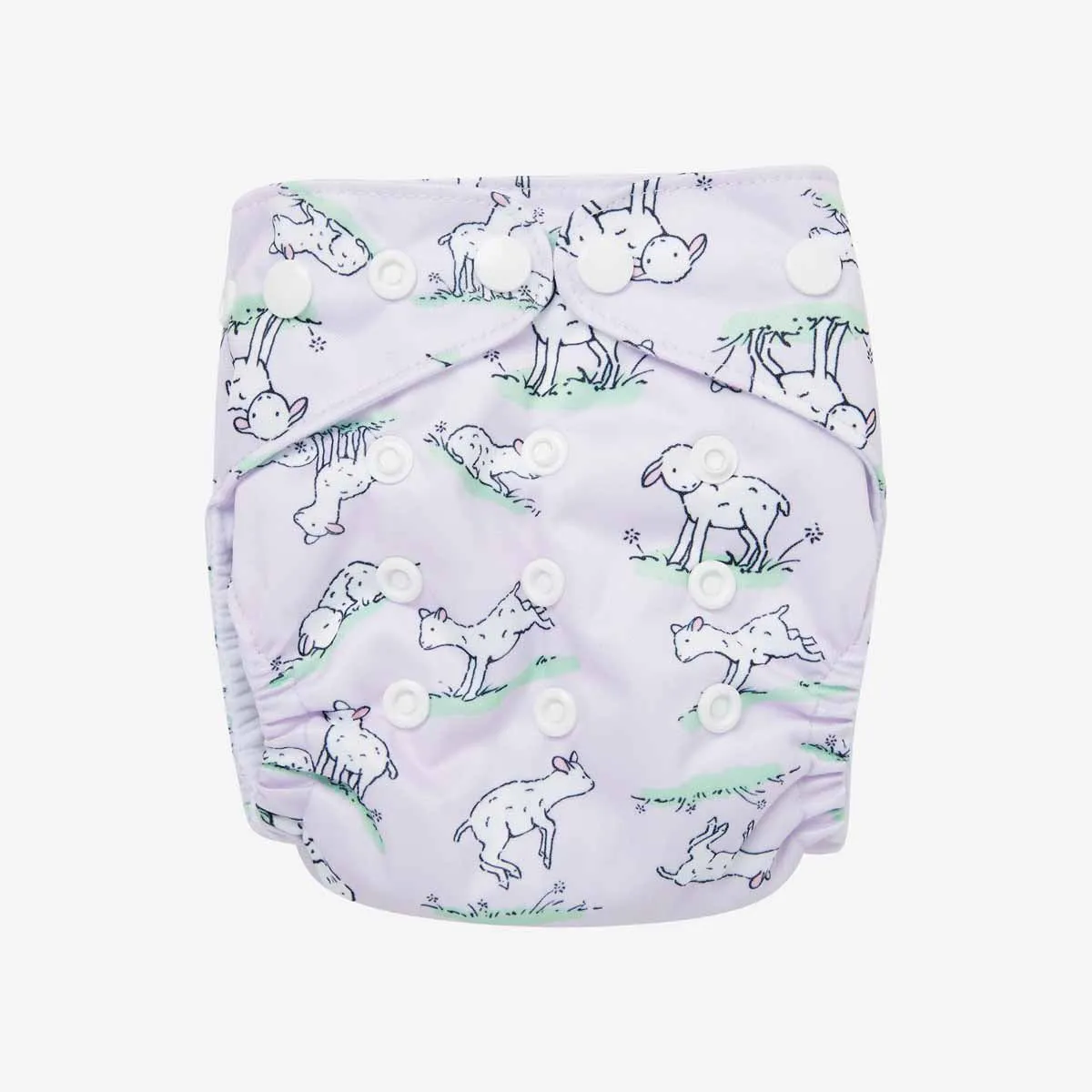 Lambs Reusable Nappy Set