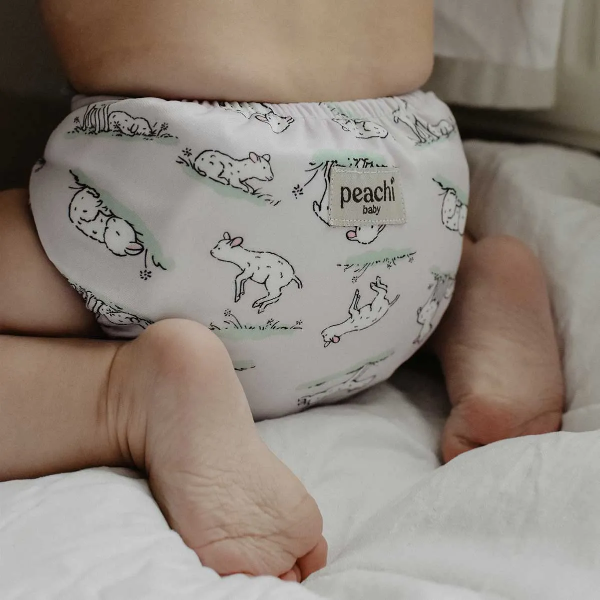 Lambs Reusable Nappy Set
