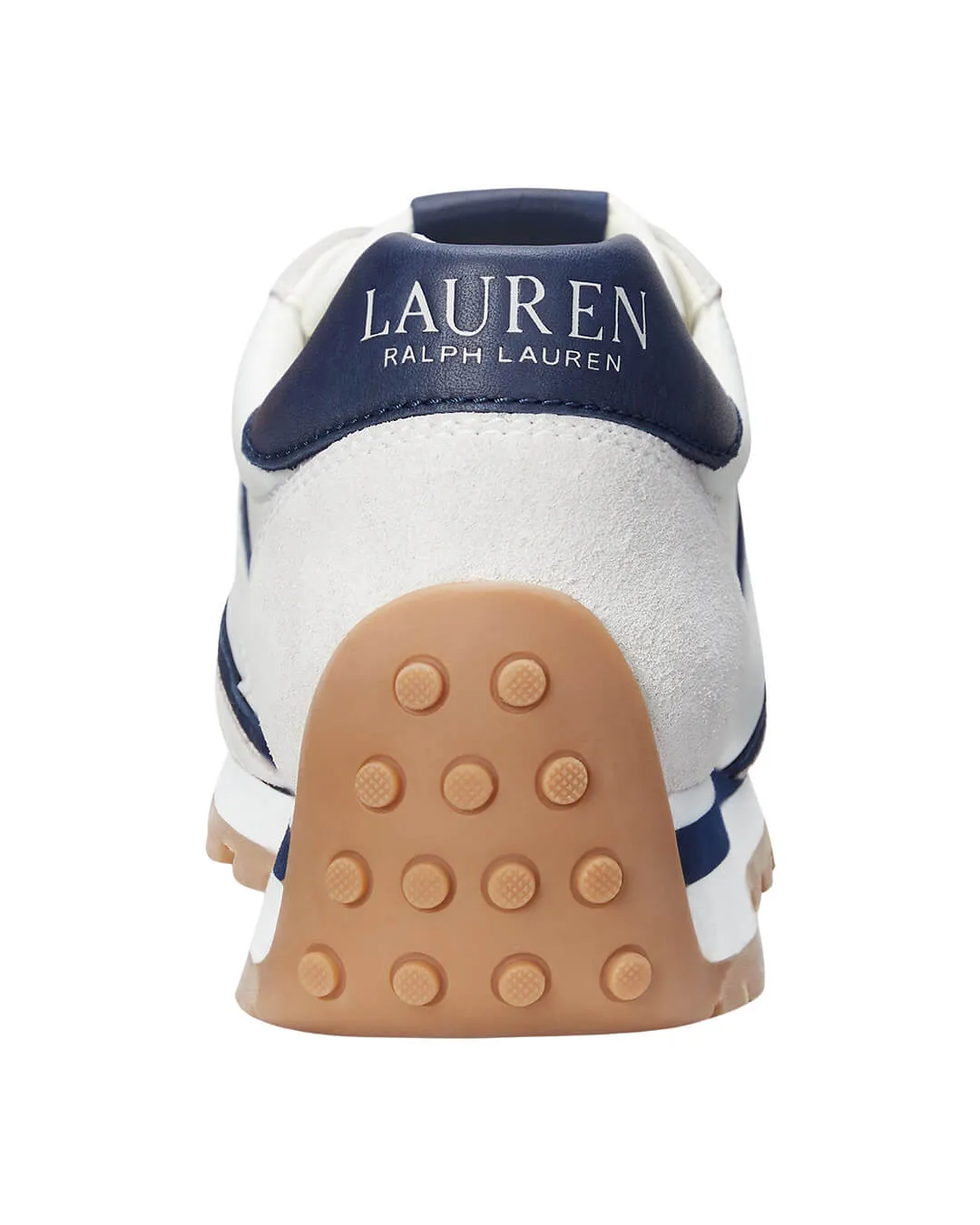 Lauren by Ralph Lauren White Dani Low Top Lace Sneakers