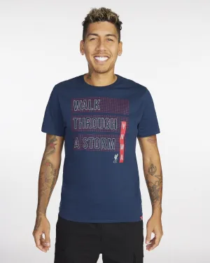 LFC Mens Walk Through Storm Tee Navy